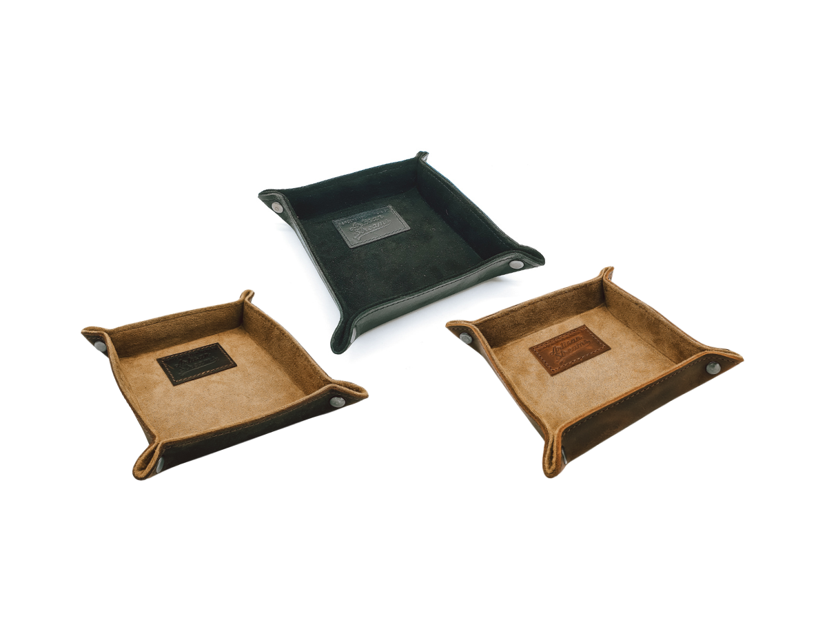Artisan Streams - Wholesale Decorative Tray - Leather Valet Tray3