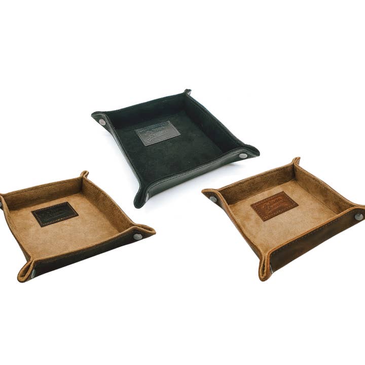 Artisan Streams - Wholesale Decorative Tray - Leather Valet Tray2