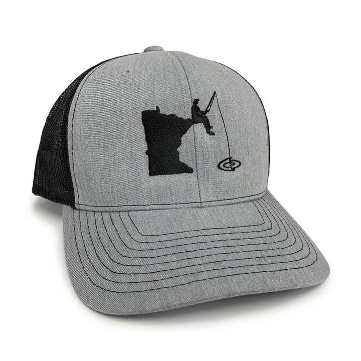 Minnesota Fiske Snapback Mössa - Grå/Svart för wholesale av Minnesota Awesome