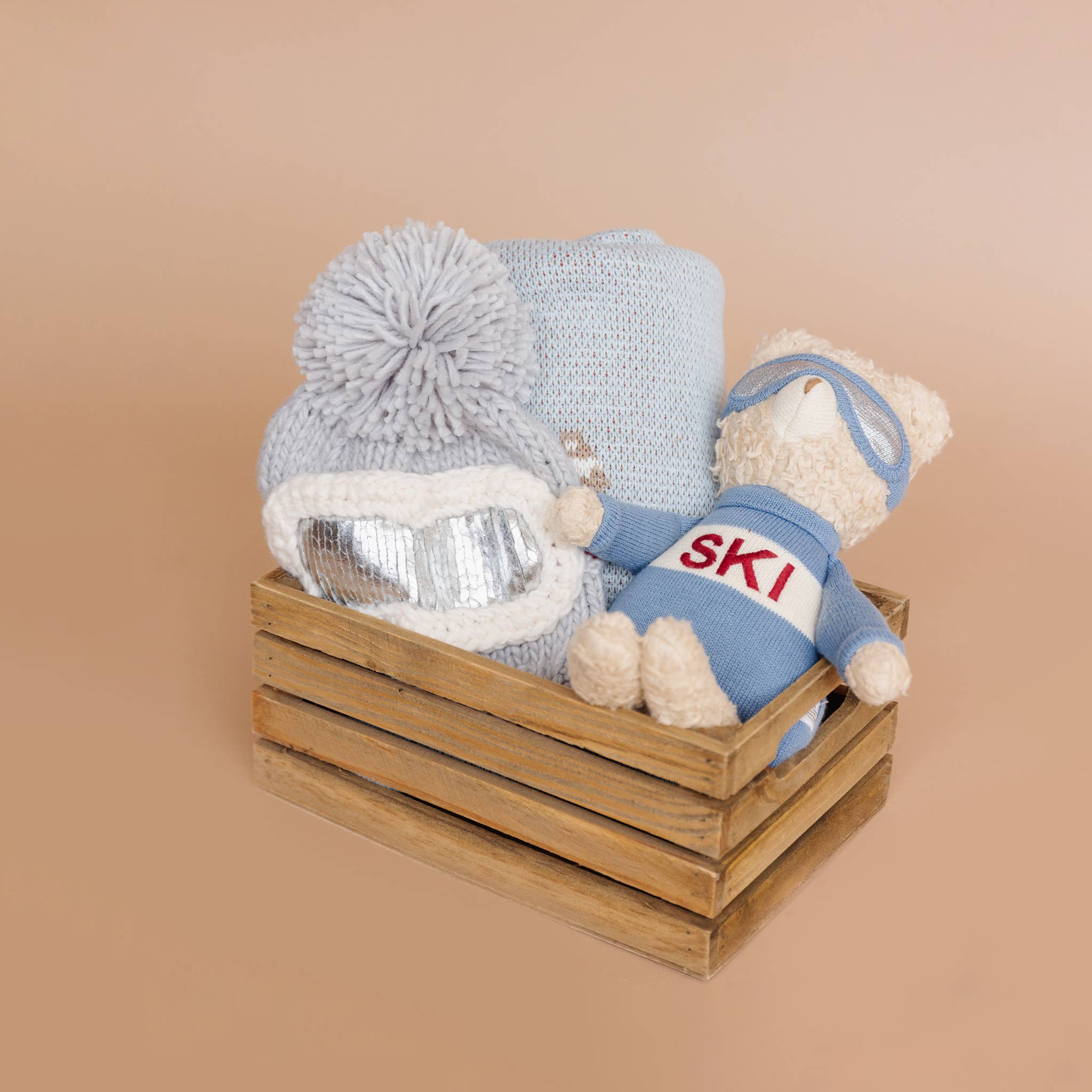 The Blueberry Hill - Wholesale Beanie - Kids - Ski Goggles Beanie Bowie Grey Baby Kids Adult Snowboard Hat6