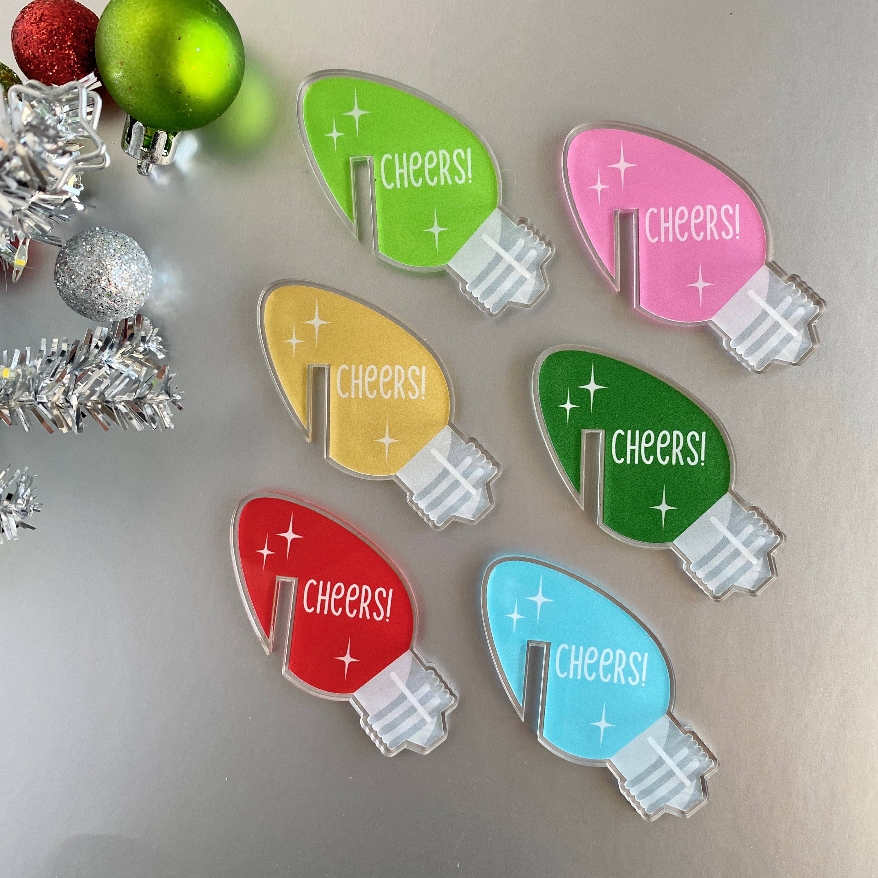 Atomic Kraftworks - Vente Mélangeurs à boisson - Breloques à breloques de Noël vintage pour boissons et marqueurs5