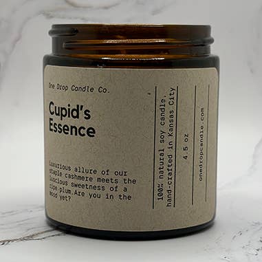 Cupid's Essence - 4.5oz Soy Candle for wholesale by One Drop Candle Co.
