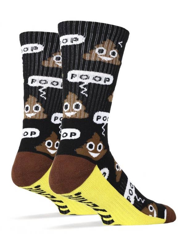 Oooh Yeah/Sock It Up/Oooh Geez Slippers – Großhandel Socken – Herren – Kacke! | Herren Cotton Athletic Crew Lustige Socken1