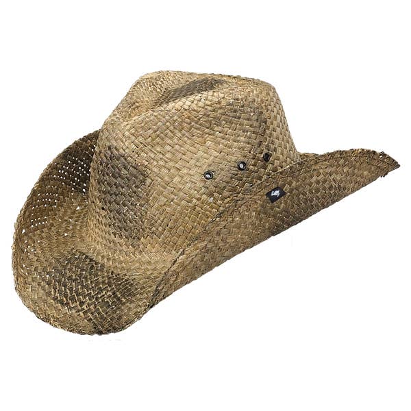 Peter Grimm - Wholesale Cowboy Hat - Unisex - Maverick Straw Western Drifter Cowboy Hat
