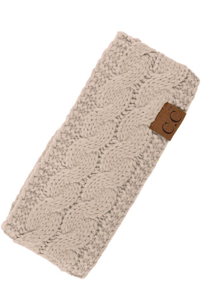 Hana - Wholesale Fashion Headband - Women's - C.C Cable Knit Solid Headband34