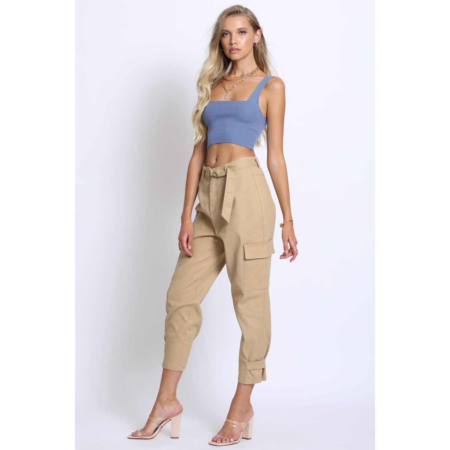 Sans Souci - Wholesale Pants - Women's - CROPPED CARGO PANTS7