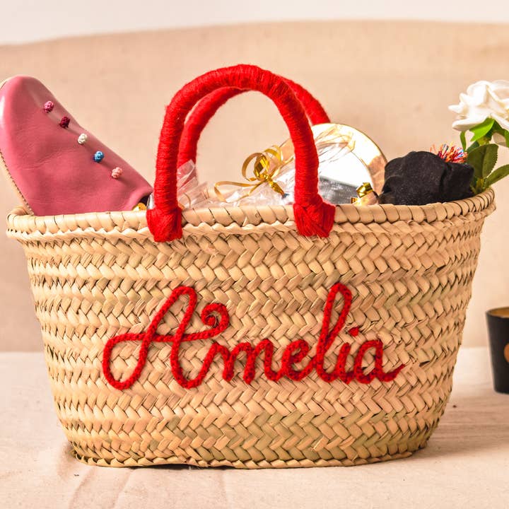 King Of Handmade - Wholesale Beach Bag - Custom embroidered Medium handbags For Bride, Bridal party5