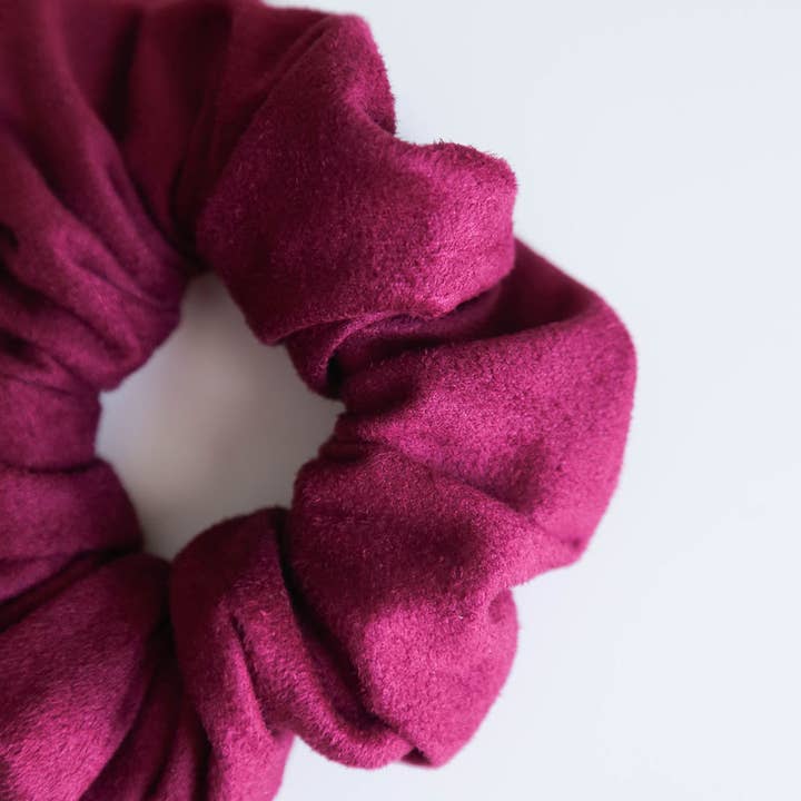 Created Mother - Wholesale Scrunchie - Women’s - Berry Suede Scrunchies2