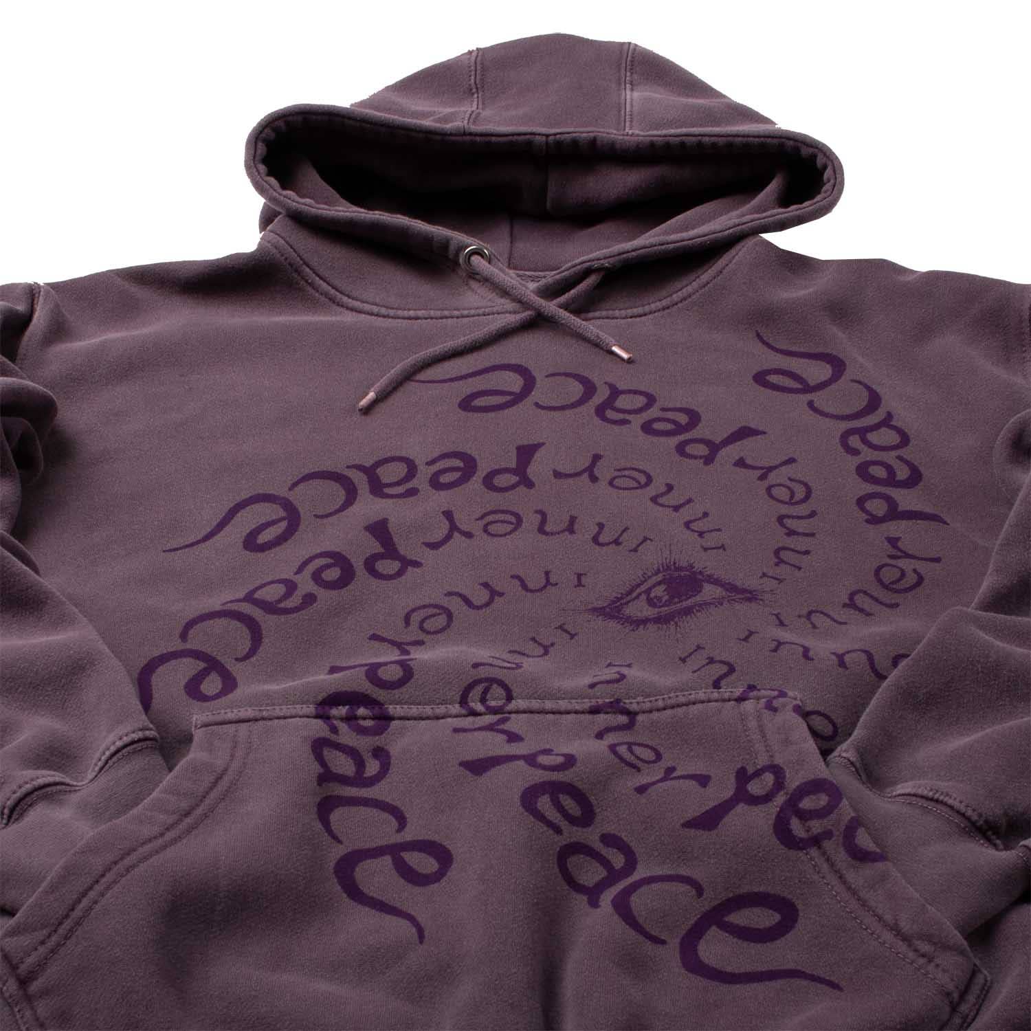 Pigment violet Sweat à capuche style vintage teint en pièce Inner Peace en vente sur Faire4