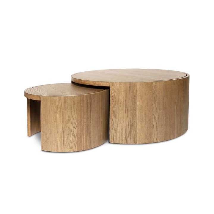 Style In Form - Wholesale Coffee Table - Forma Nesting Coffee Tables (Set of 2) - Rustic Oak