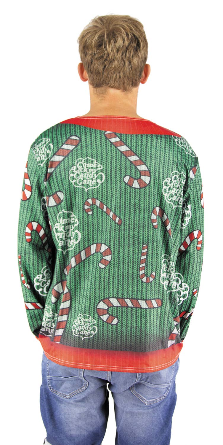 Party Pro - Vente Déguisement – unisexe - TSHIRT CHANDAIL MOCHE DE NOEL PHOTOREALISTIC1