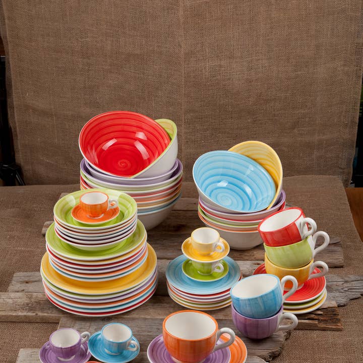 Arcucci Trade - Wholesale Coffee/Tea Cup - POSITANO HAND PAINTED CERAMIC COFFEE MUG 6 COLORS2