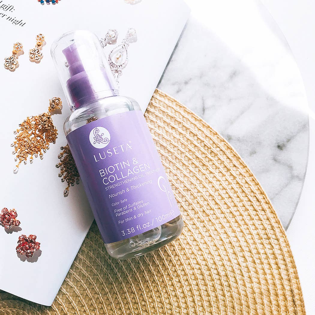 Luseta Beauty - Wholesale Hair Oil - Biotin and Collagen Strengthen Oil Treatment - 3.38oz1