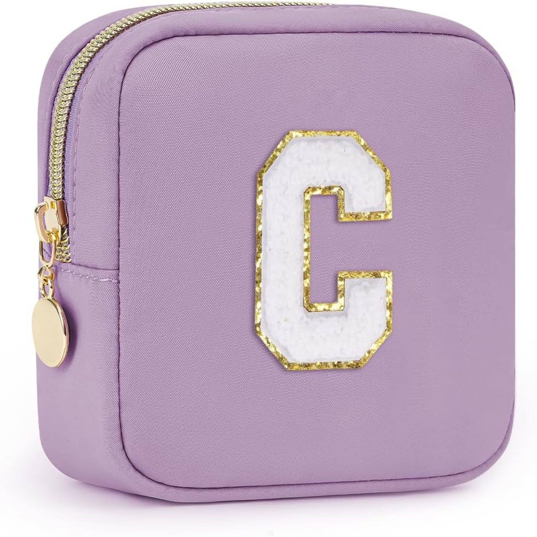 wandf – Großhandel Schmink-/Kosmetiktasche – Personalisierte Monogramm-Tasche Mini Initialen Schminktasche122