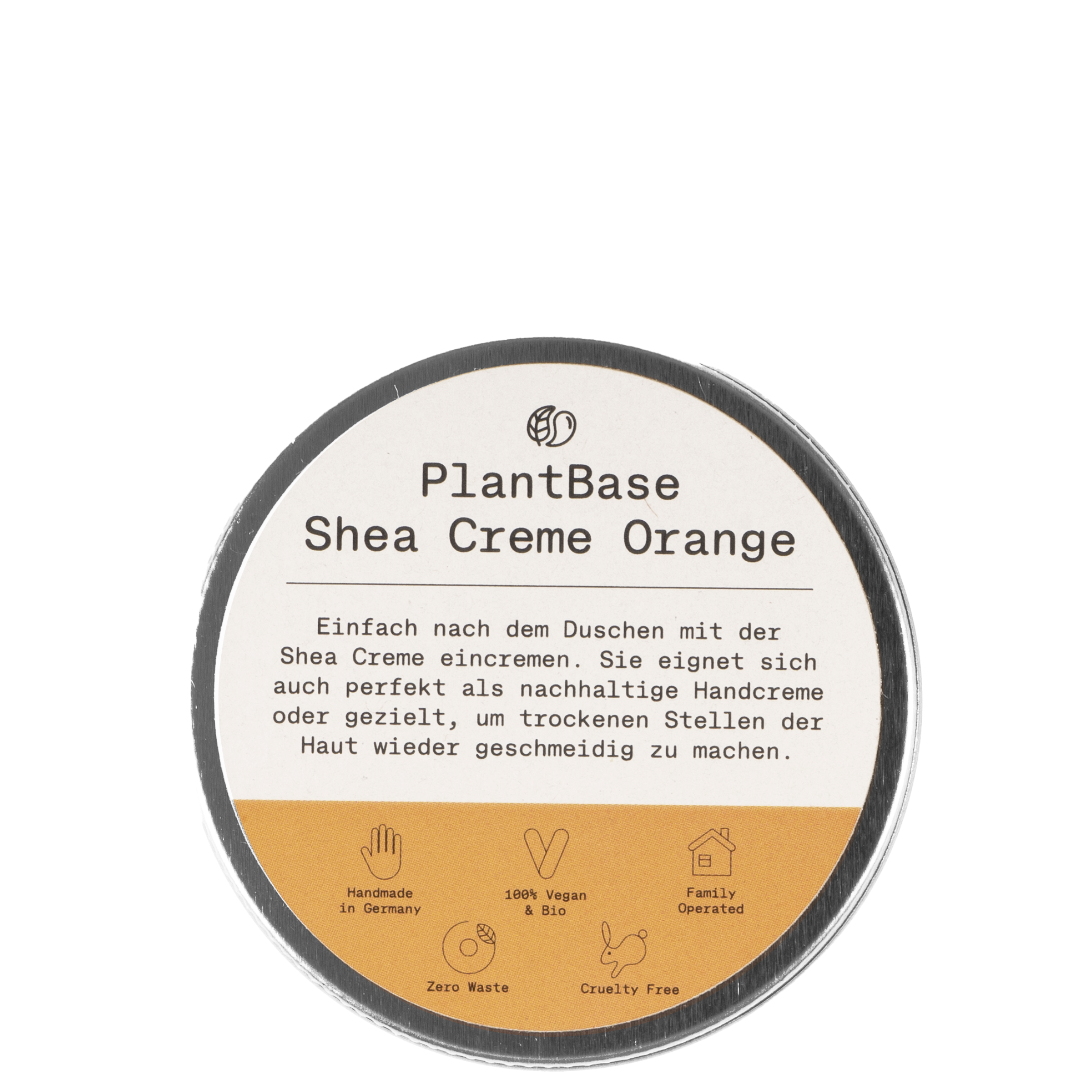 PlantBase GmbH - Vendita all'ingrosso Balsamo/burro per il corpo - Crema di karitè arancione 50 ml0