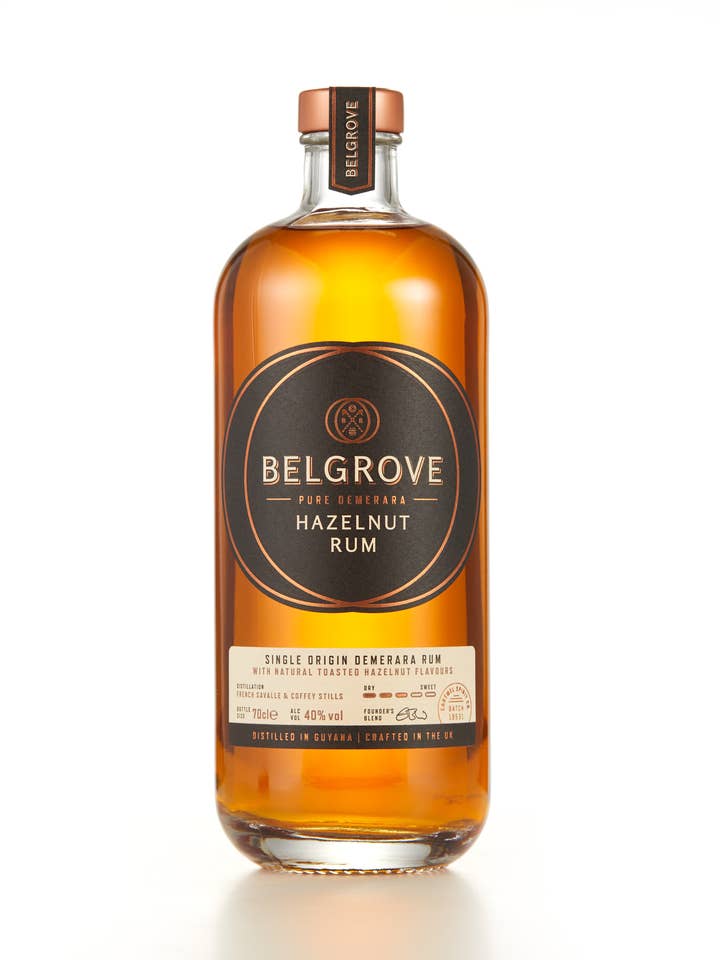 Belgrove Hazelnut Rum 70cl for wholesale by Belgrove Rum