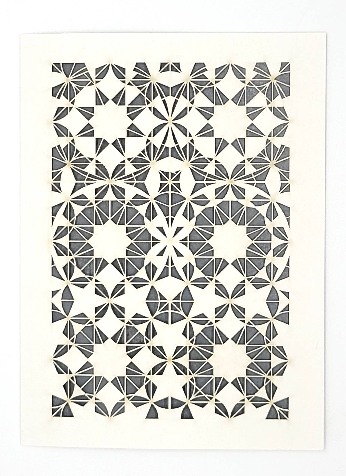 two hermanas - Wholesale Gewone wenskaart - 8-voudige Rozet - traditioneel geometrisch ontwerp5