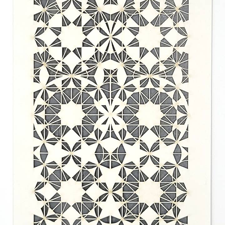 two hermanas - Wholesale Gewone wenskaart - 8-voudige Rozet - traditioneel geometrisch ontwerp5