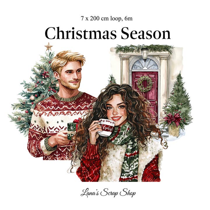 Weihnachtssaison - PET-Band für den Großhandel von Lana's Scrap Shop