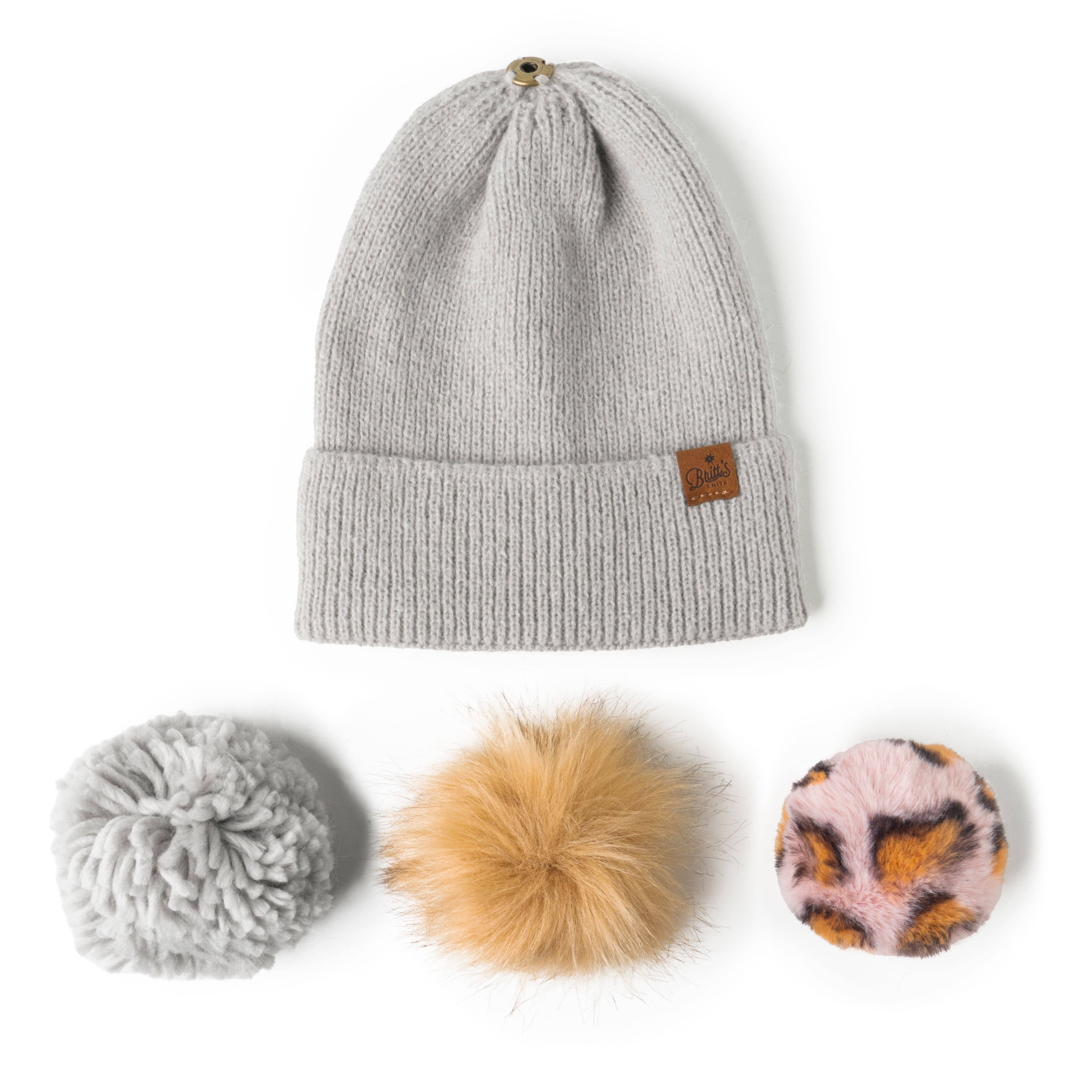 DM Merchandising – wholesale Beanie – Women's – Britt's Knits Snap To It Mix & Match Pom Hat Open Stock4