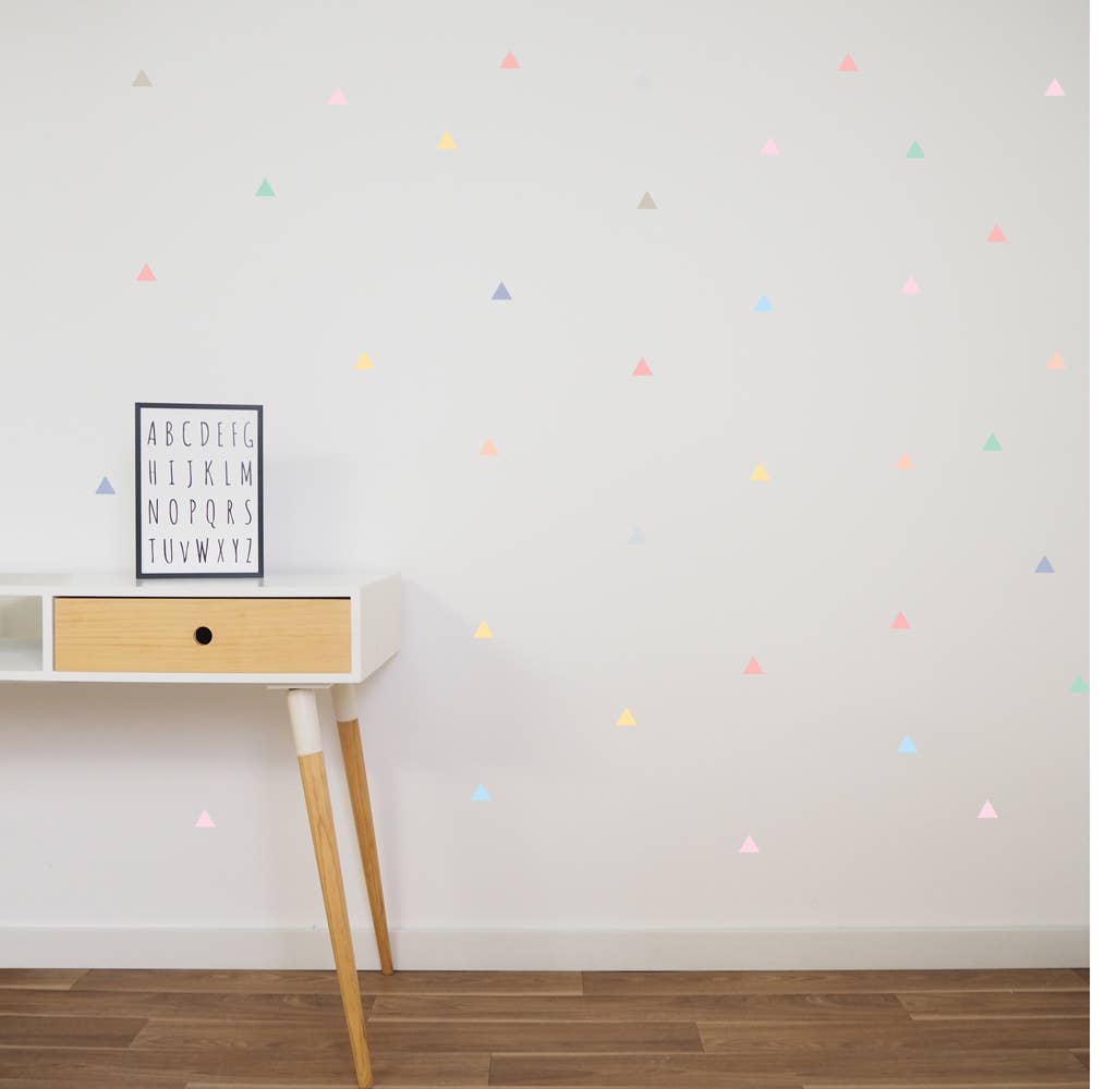 minimoi - Wholesale Wall Decor - Kids & Baby - Pastel Colors Triangle Stickers1