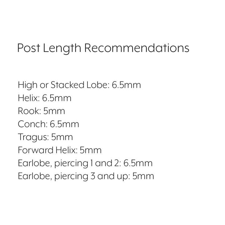 Porter Lyons - Wholesale Stud/Post Earrings - Mini Lightning Threaded Flat Back Earring | Single3