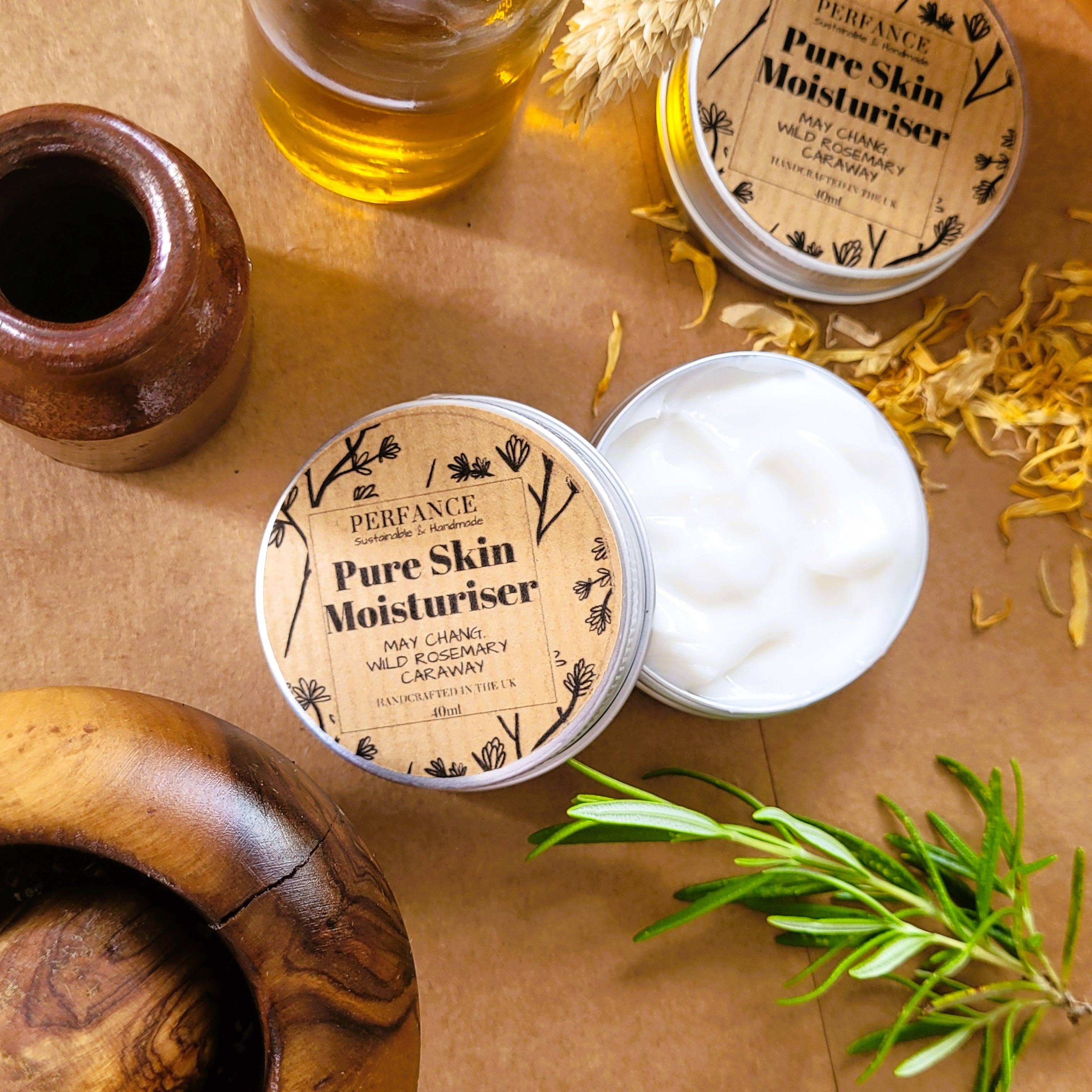 Alina Perfance - Wholesale Facial Moisturizer - Pure Skin Face Moisturiser with May Chang and Wild Rosemary6