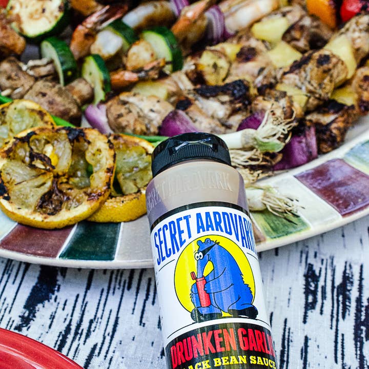 Secret Aardvark Trading Co. - Venta al por mayor Salsas - Salsa de frijoles negros de ajo borracho