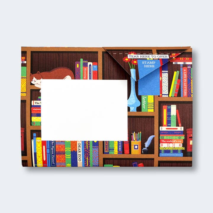 pigeonposted - Wholesale Stationery/Notecard Set - Bookstore Pigeon letter pack