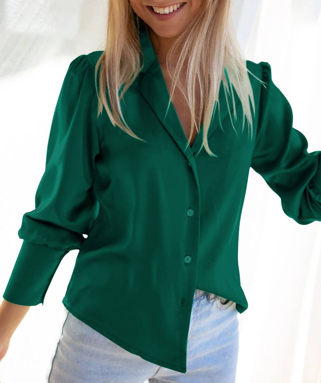 HIDDENBRAND - Wholesale Button Down Shirt - Women's - Formal classic button down shirt10