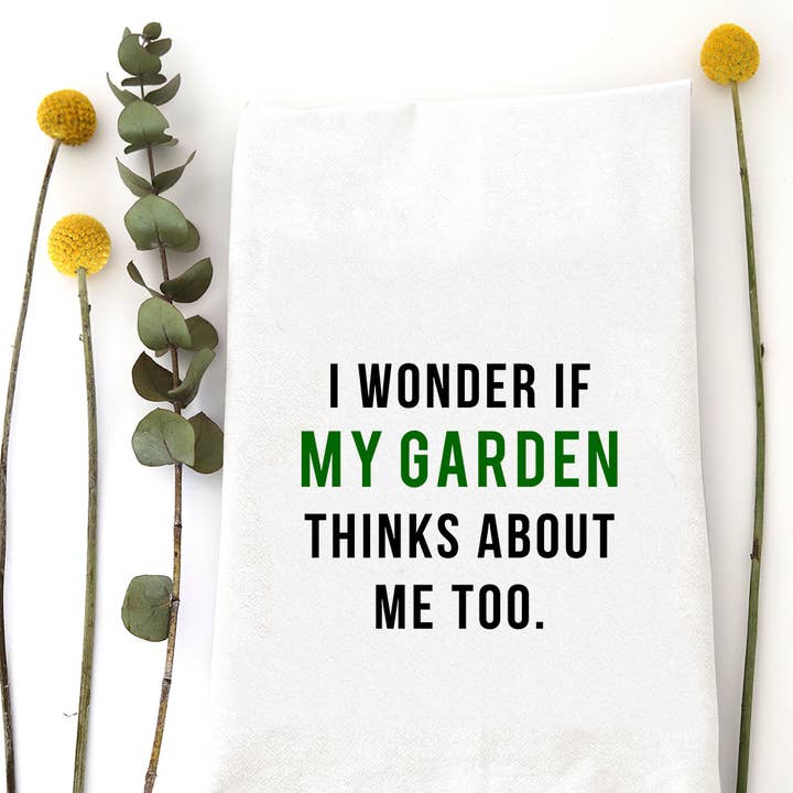 I WONDER IF - TEA TOWEL for wholesale by Wildwood Landing