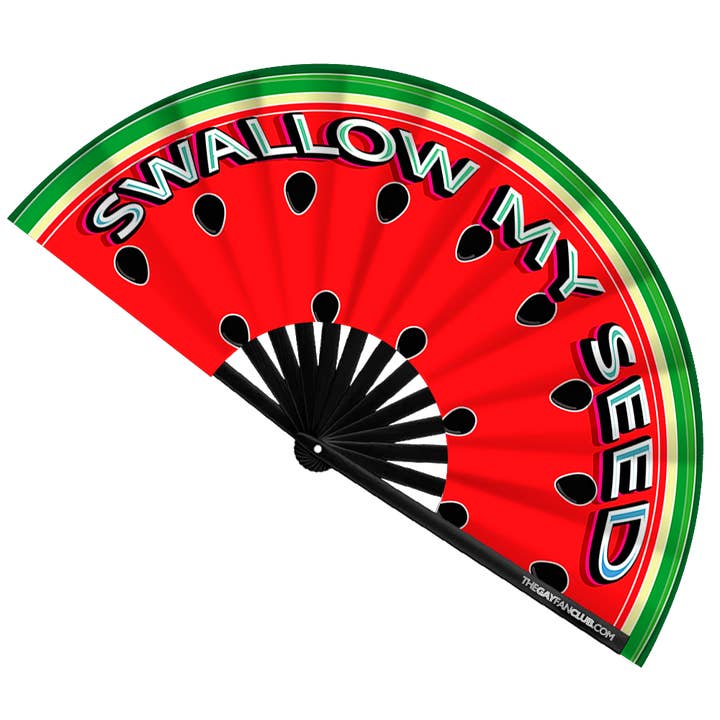 Watermelon Fan (UV) for wholesale by The Gay Fan Club