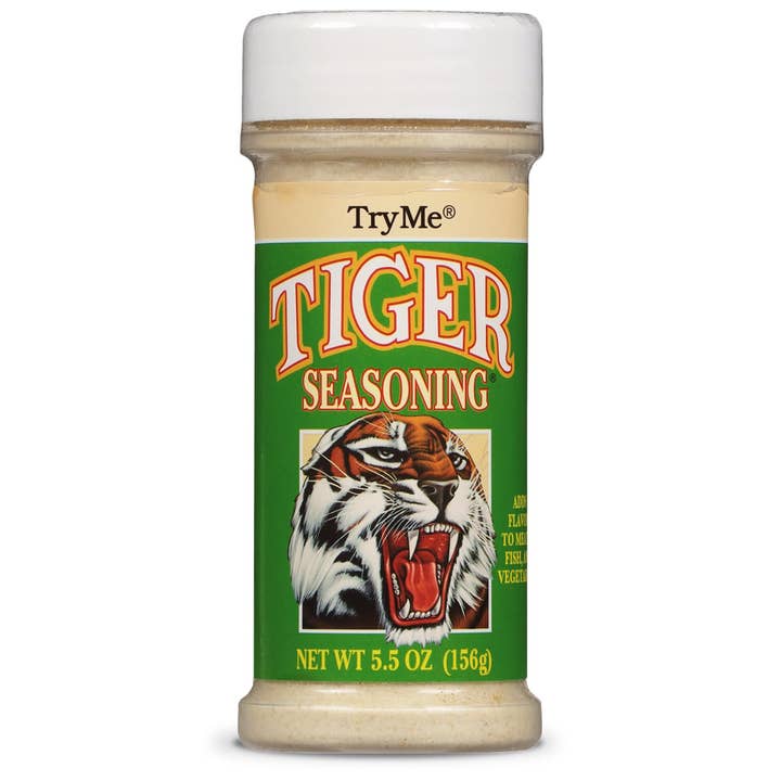 Try Me Tiger Seasoning for Meat Fish and Vegetables, 5.5oz Bottle for wholesale by Tiger Sauce