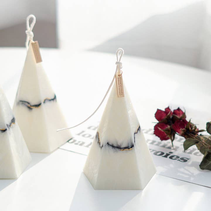 Marble Candle for wholesale by bluewine studio