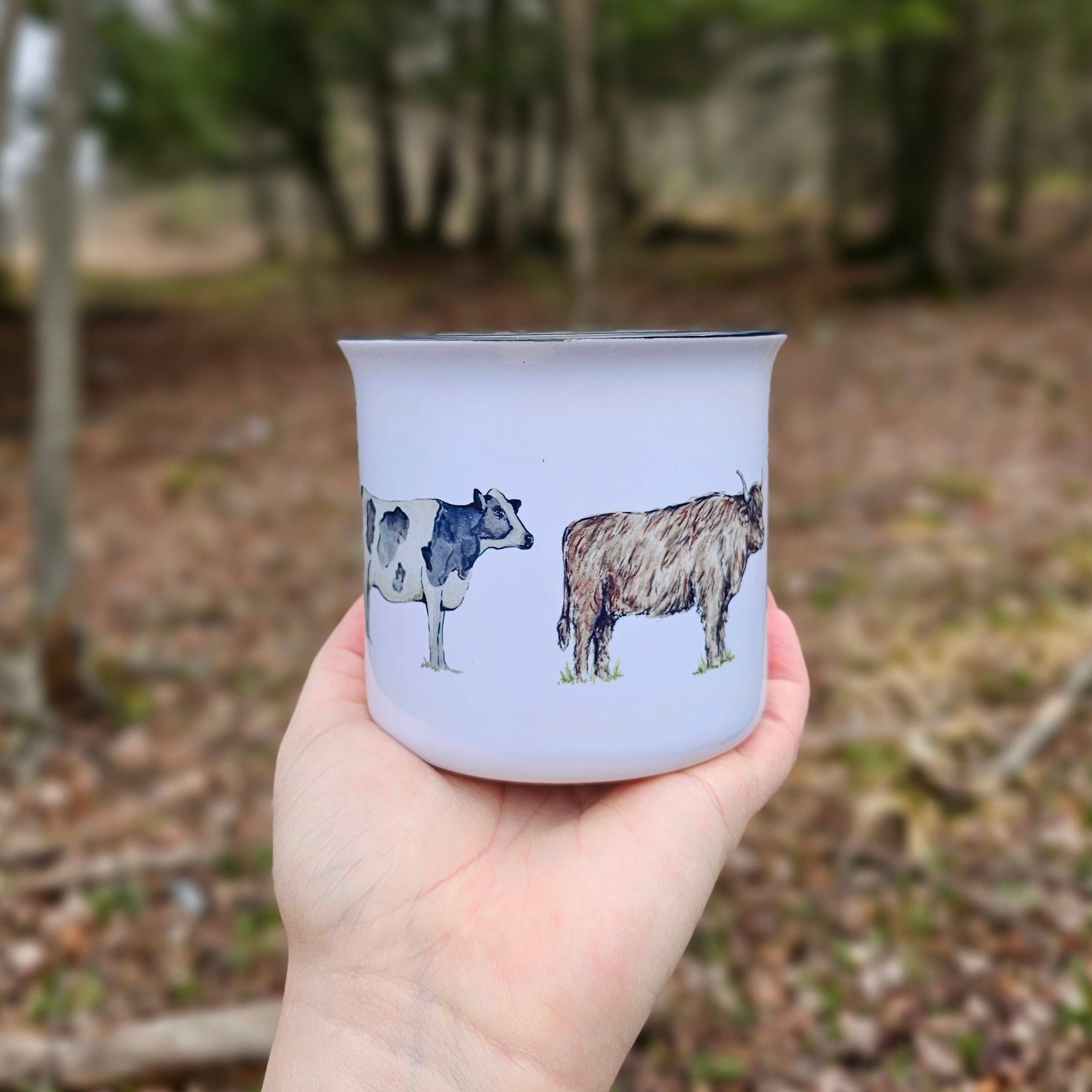 The Cranberry Finch - Wholesale Coffee Mug - Cow Lover Coffee Mug4