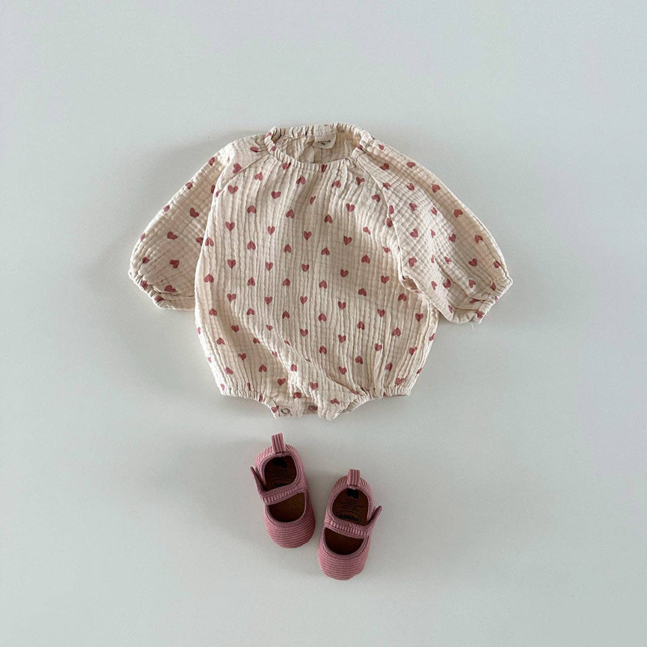 MyKids-USA® - Wholesale Bodysuit (Non-Footed) - Baby - Heart & Plaid Graphic Arrive bodysuit0