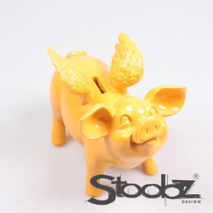 Imhof & Stevens BV – Mealheiro por atacado – Cofrinho STOOBZ com asas 14 x 25 x 15 cm | Cofre3