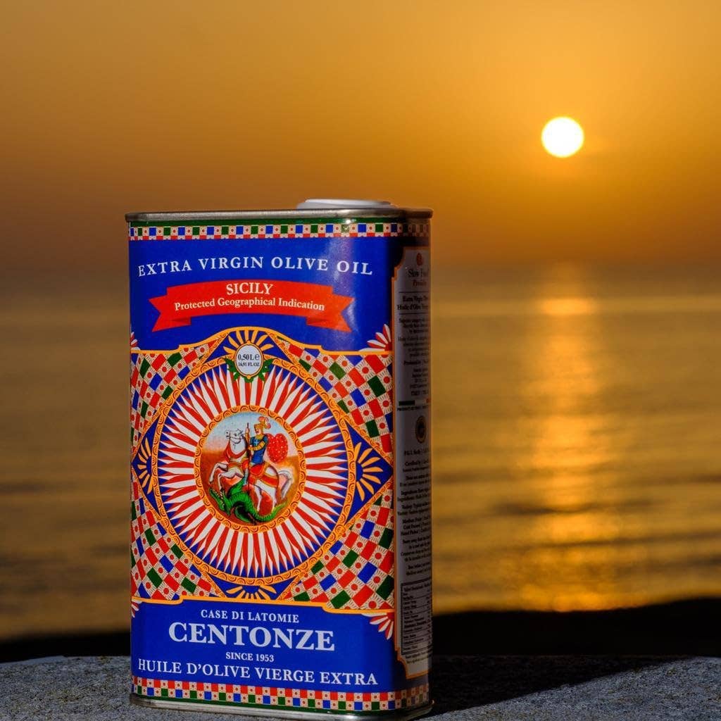 Ciao Imports - Wholesale Olive Oil - Centonze, 'Case di Latomie' I.G.P. Extra Virgin Olive Oil, Iconic Tin (500ml/16.9 fl oz)4