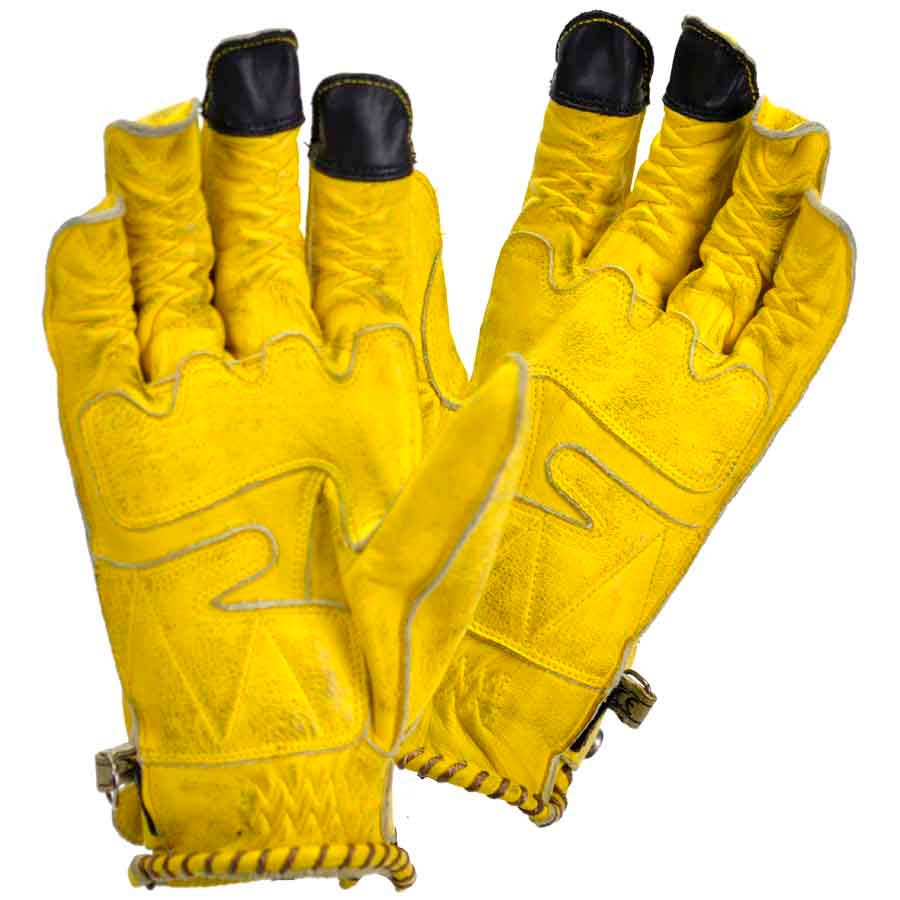 Mitchumm Industries - Wholesale Gloves - Men's - Vintage mustard leather gloves1