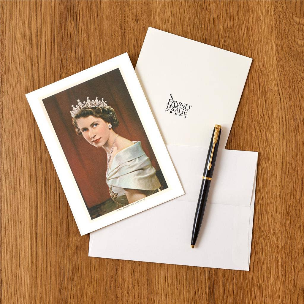 Found Image Press - Wholesale Stationery/Notecard Set - Greeting Card EN-60 Queen Elizabeth II1