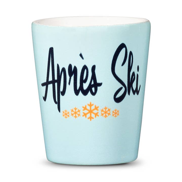 Apres Ski Shot Glass for wholesale by Salty Bear