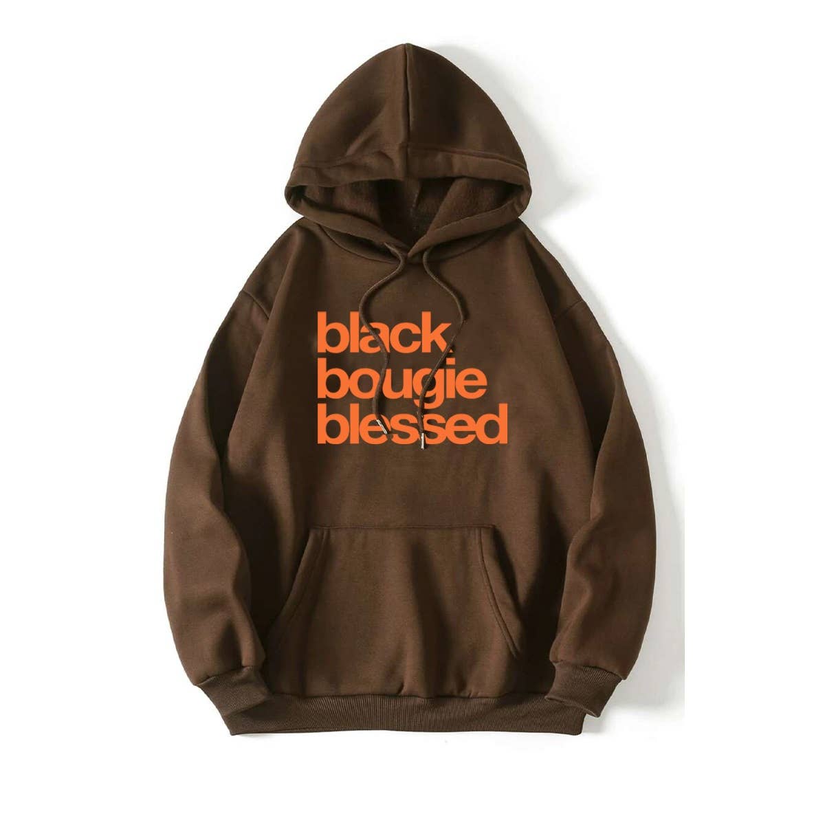 crashangel.us - Wholesale Hoodie - Women's - BLACK BOUGIE BLESSED GRAPHIC WOMEN HOODIE1