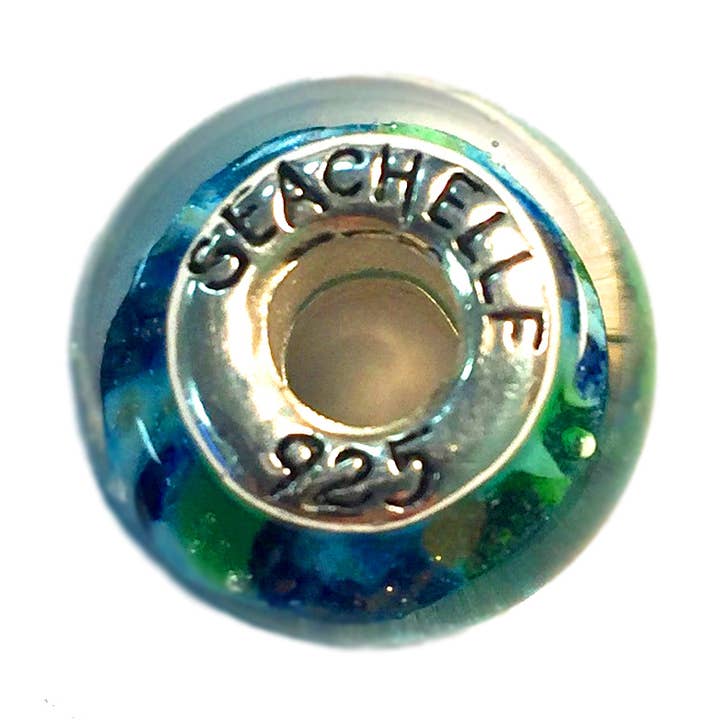 Caribbean Memories Bead With Core for wholesale by Beach Memories® Glassworks