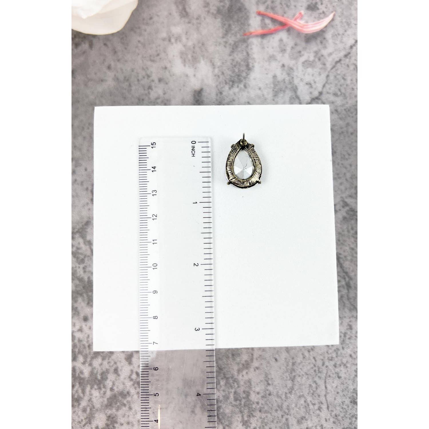 JHP Collection - Wholesale Stud/Post Earrings - TEAR DROP CRYSTAL OVAL STUD EARRING15