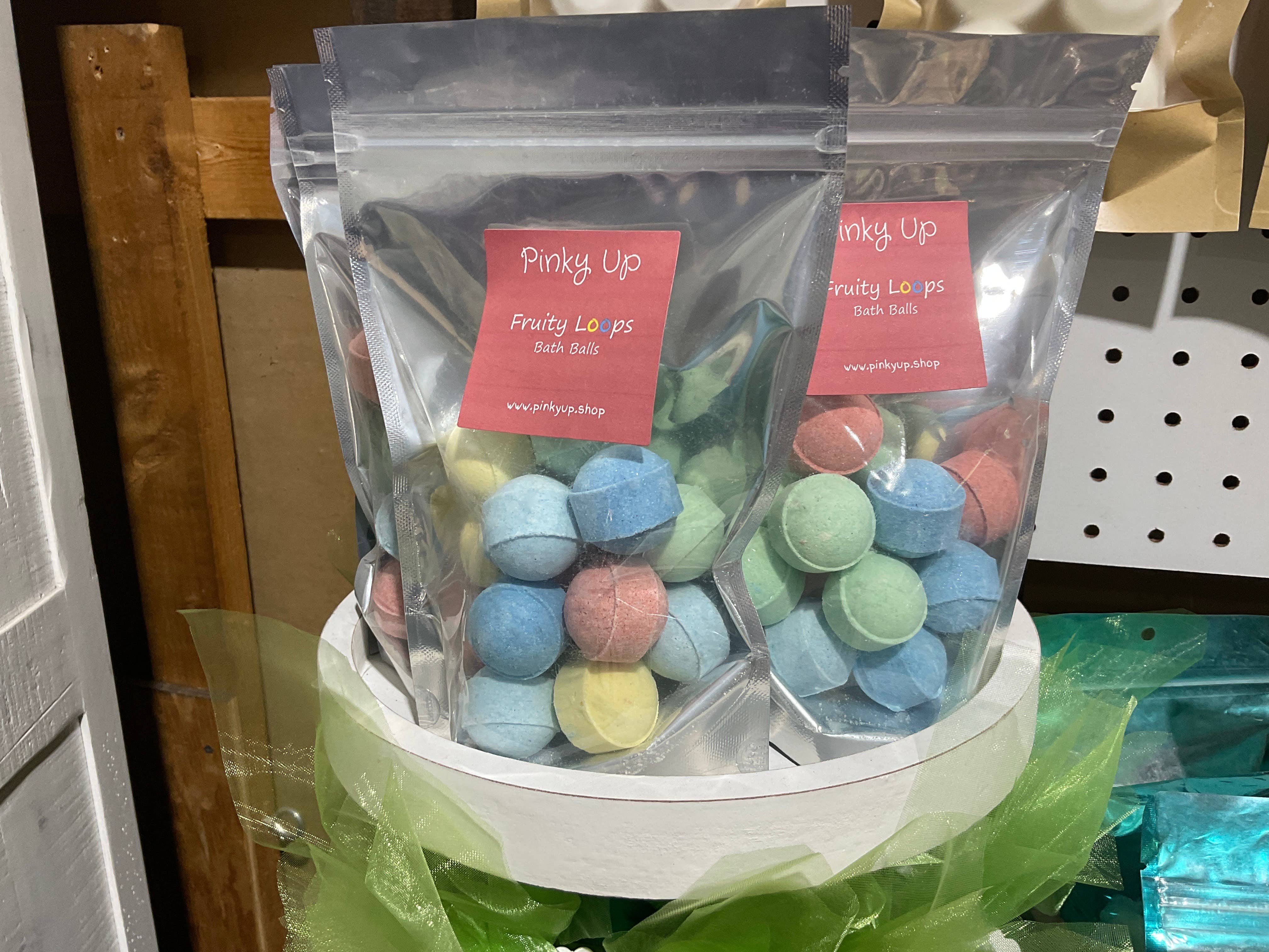 Pinky Up - Wholesale Bath Bomb/Fizz - Fruity Loops Bath Balls1