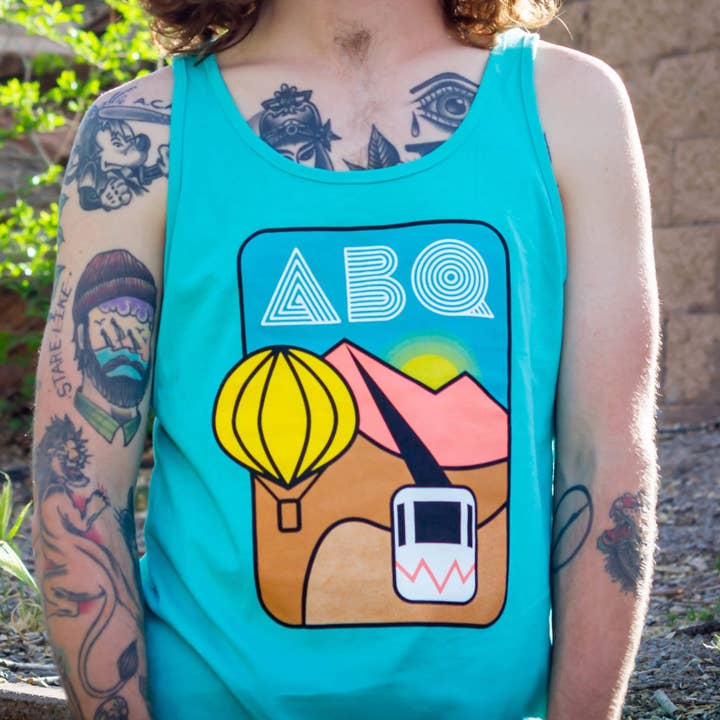 ABQ Retro - Unisex Tank (farveindstillinger) for engroshandel hos Metal the Brand