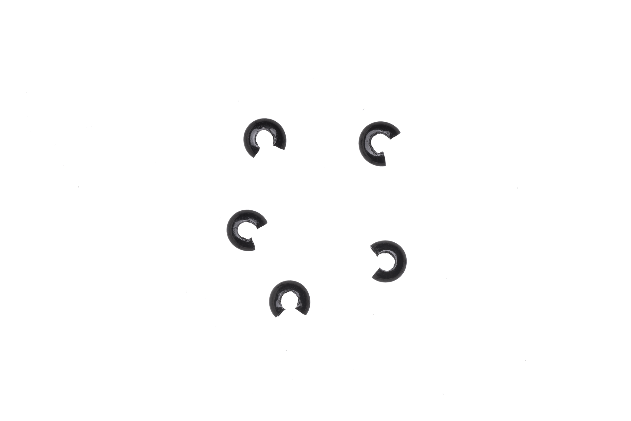 Continental Beads – wholesale Hantverkstillbehör – 3 mm klämtäckare - Tillverkad av mässing - Elektropläterad - 100% blyfri - Nickel fri - Hypoallergen - Säljs individuellt - CCOV33