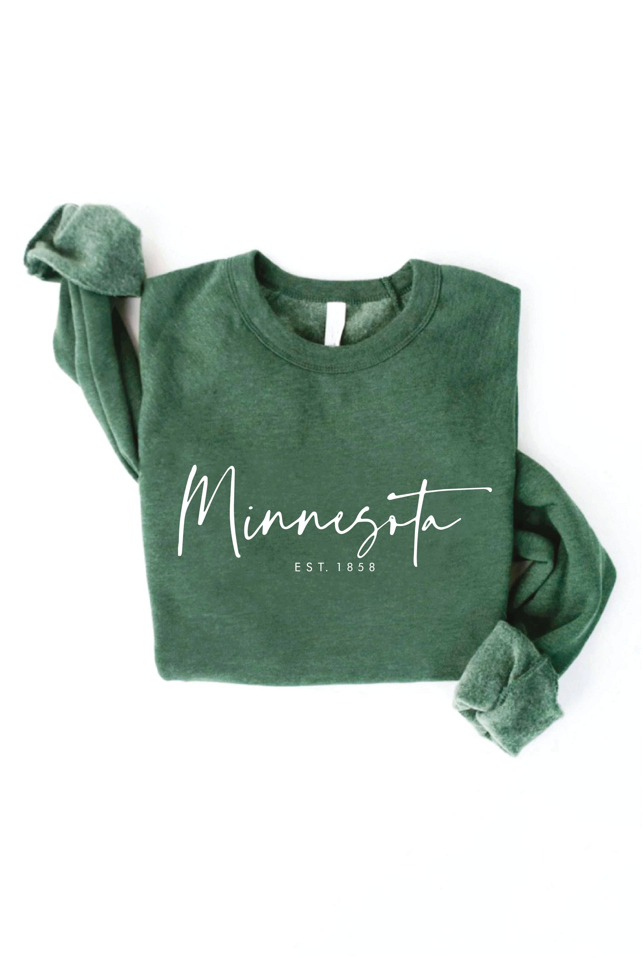 OAT COLLECTIVE – wholesale Graphic sweatshirt – Women’s – MINNESOTA EST.1858 Graphic Sweatshirt10