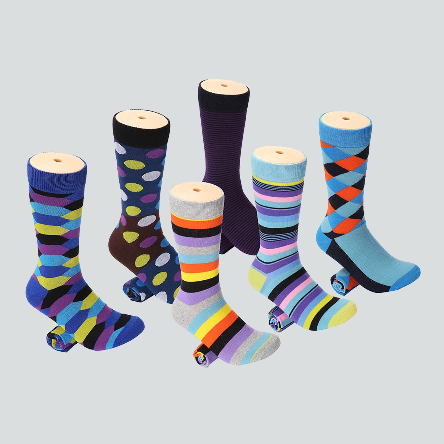 Nifty Pattern Dress Socks for wholesale on Faire0