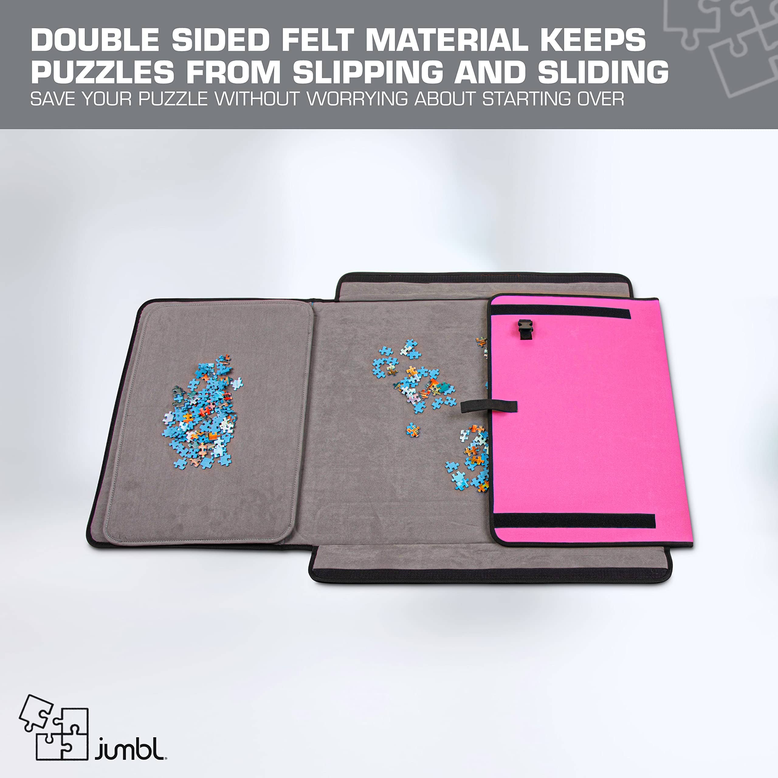 Jumbl - Vendita all'ingrosso Puzzle - Adulti - Carrello per puzzle portatile antiscivolo, tavola da 1500 pezzi17